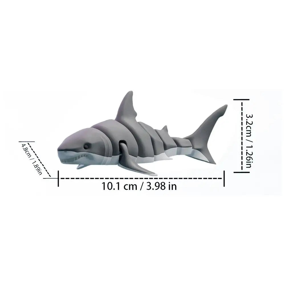 3D Printed Articulated Animal Figurine Poseable Fidget Toy Desk Decor & Stocking Stuffer Perfect Gift For Adults Kids, Boys Girl Peaceful Pleasures Health and Wellness 02