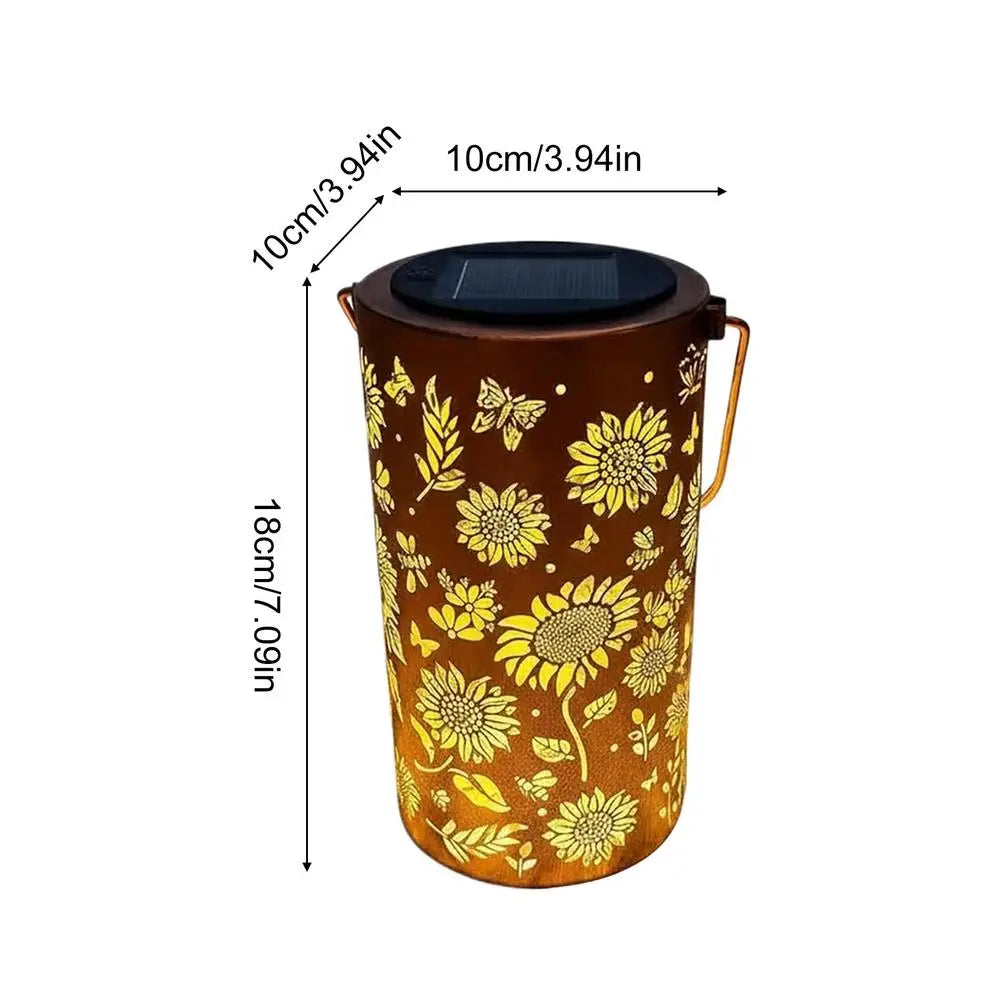 Solar Sunflower Garden Light – IP65 Waterproof LED Pathway Decor
