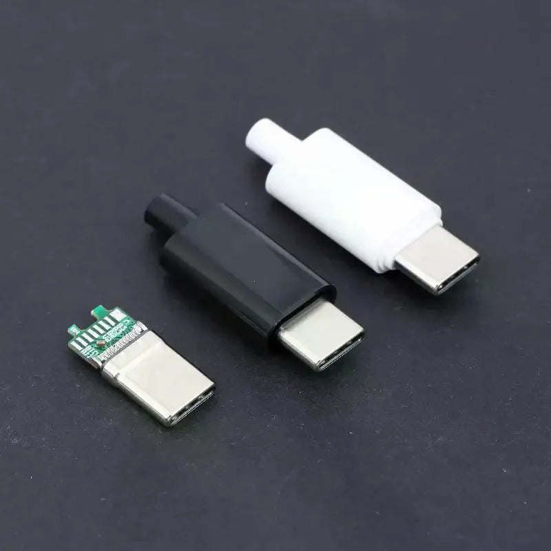 USB-C Male 24P PCB Solder Connector – Fast Charging, 16 Joints