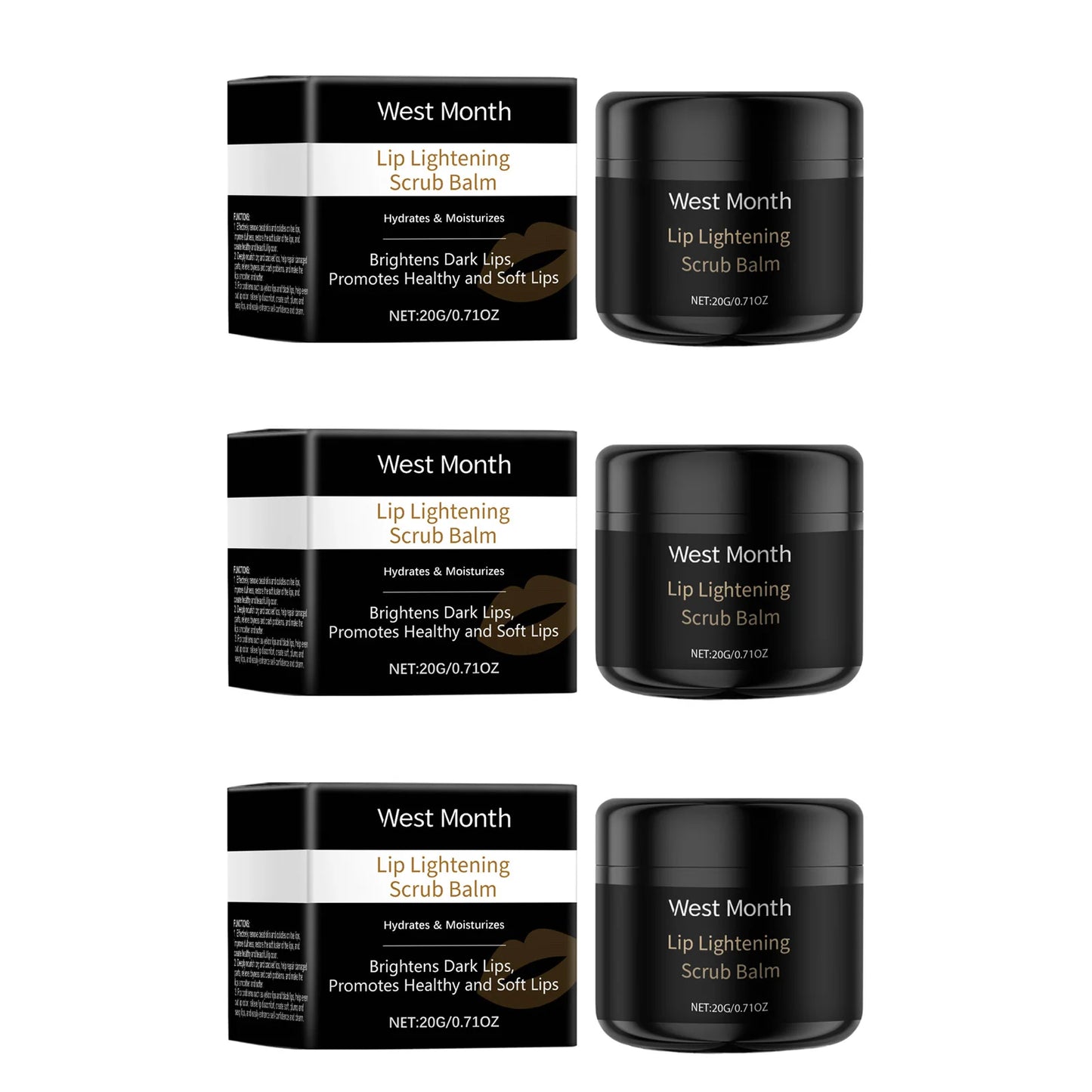 Lip Scrub Exfoliator – Hyaluronic Acid, Vitamin C & Aloe