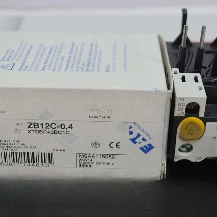 Parts for ZB12C-0,4 Eaton ETN-Muller Moeller Thermal Overload Relay Peaceful Pleasures Health and Wellness