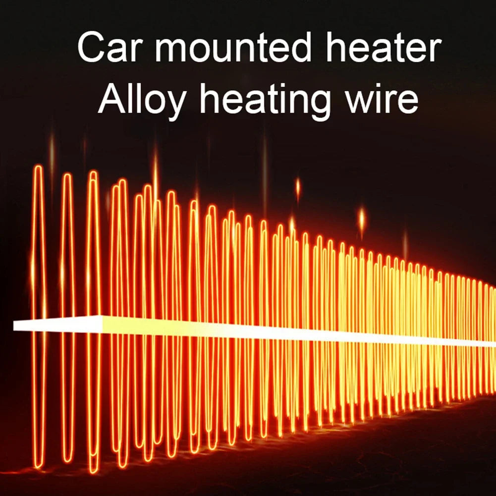 1Pcs Car Heater Defroster Fans 12V 150W Car Heater Fan Fast Heating Auto Windshield Defroster Defogger Car Anti-Fog Heater Dryer Peaceful Pleasures Health and Wellness