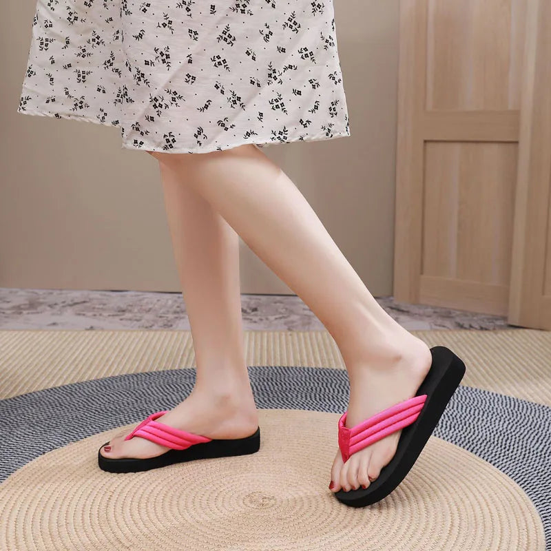 Women's Flat Flip Flop Sandals – Lightweight EVA Summer Slides