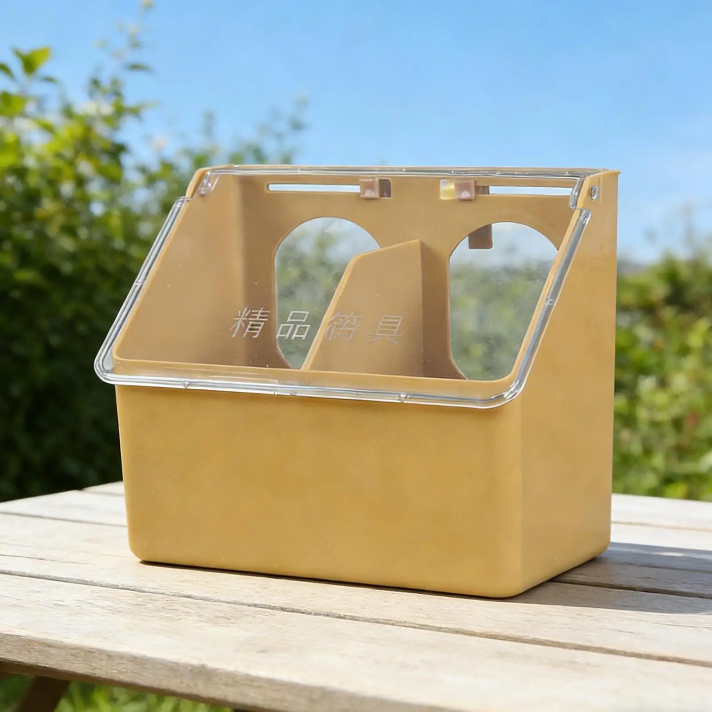 Hanging Bird Feeder Dual Port – Large Capacity ABS Dispenser