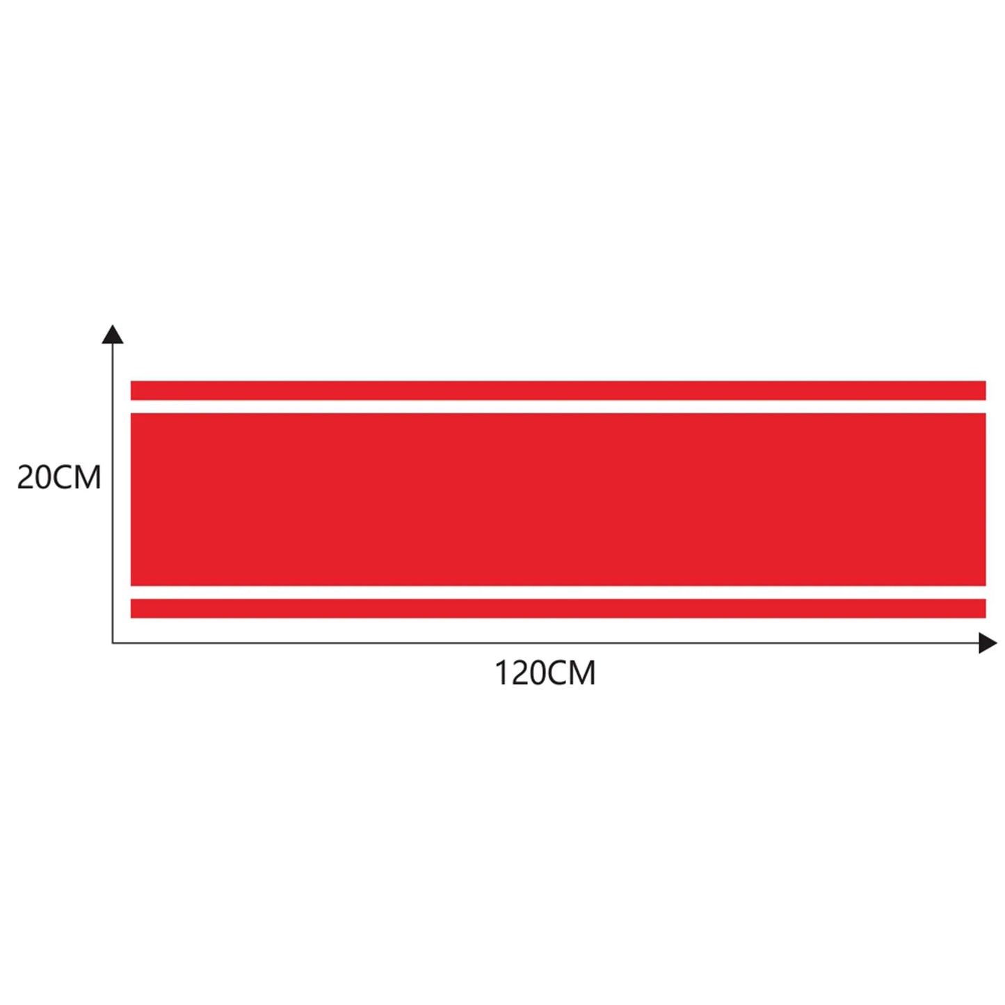 Car Hood Racing Stripe Vinyl Decal Sticker – Universal Fit
