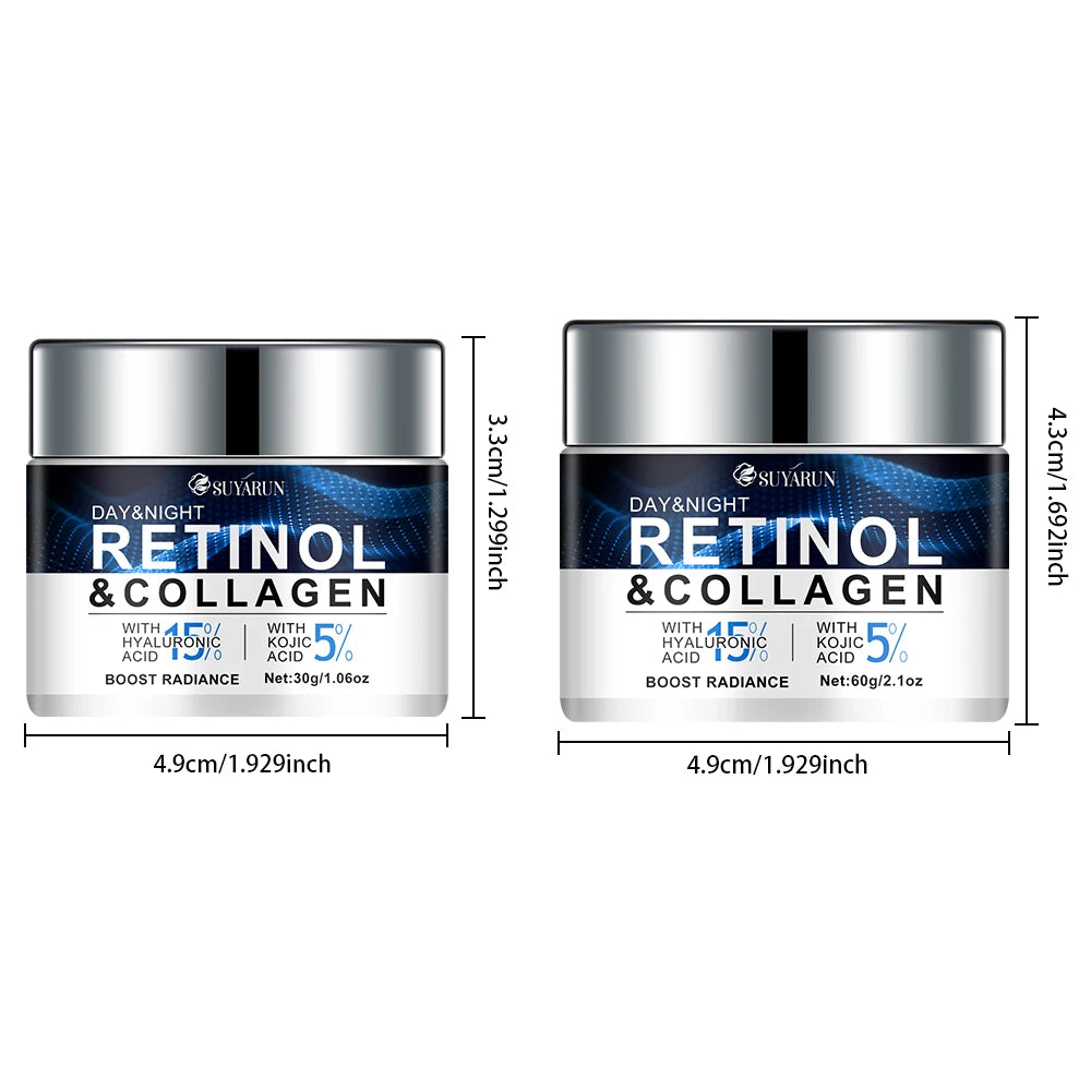 15% hyaluronic acid and 5% kojic acid moisturizer, rich in glycerin and retinol, tender, brighten, firm and improve rough skin Peaceful Pleasures Health and Wellness
