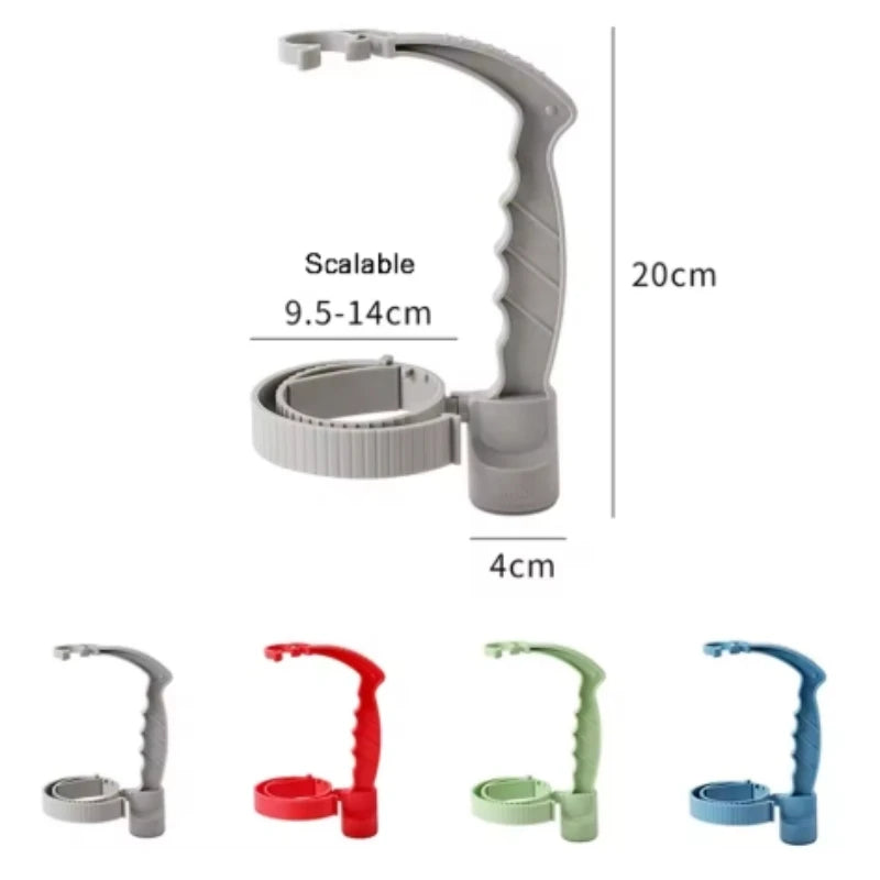 1/4pcs Beverage handle soda water beverage bottle plastic handle (with bottle opener function) Cola handheld pouring handle Peaceful Pleasures Health and Wellness