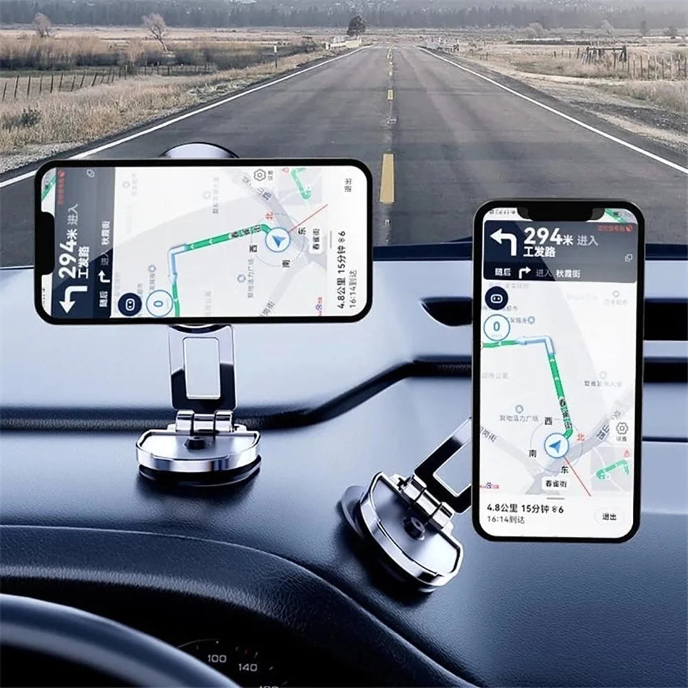 1080° Magnetic Car Phone Holder – Dashboard & Vent Mount