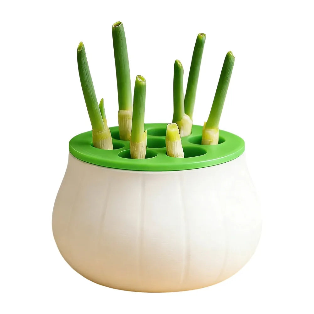 Vertical Hydroponic Green Onion Planter | 7-Hole Space-Saving