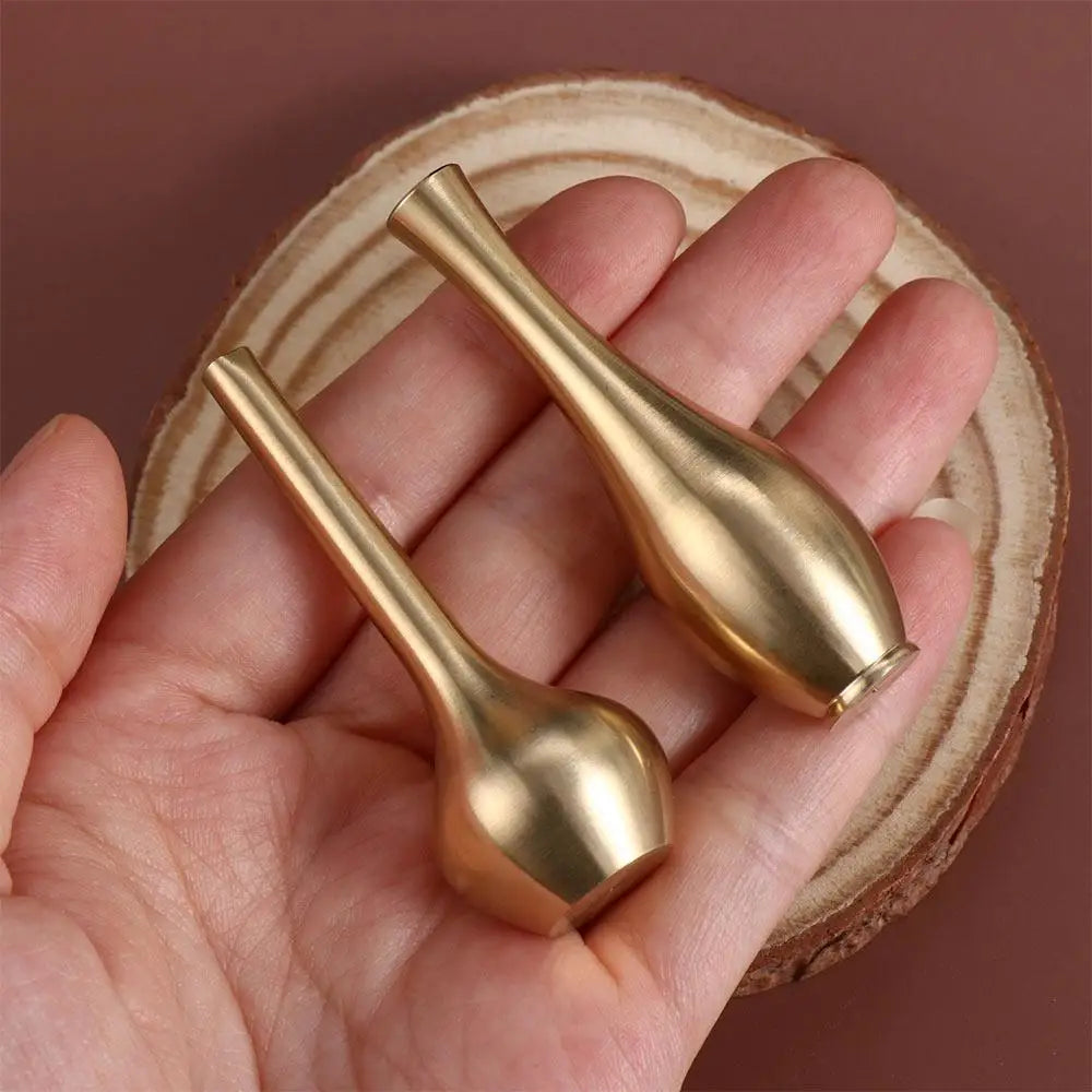 Retro Gold Copper Antique Vase | Mini Flower & Plant Decor