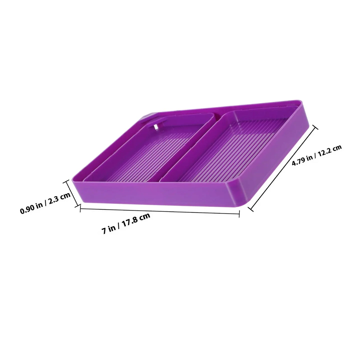 1Set Diamond Board Tray Premium Rhinestone Sorting Board Bead Organization Plate for Jewelry Making Diamond Art Accessories Tray Peaceful Pleasures Health and Wellness Purple