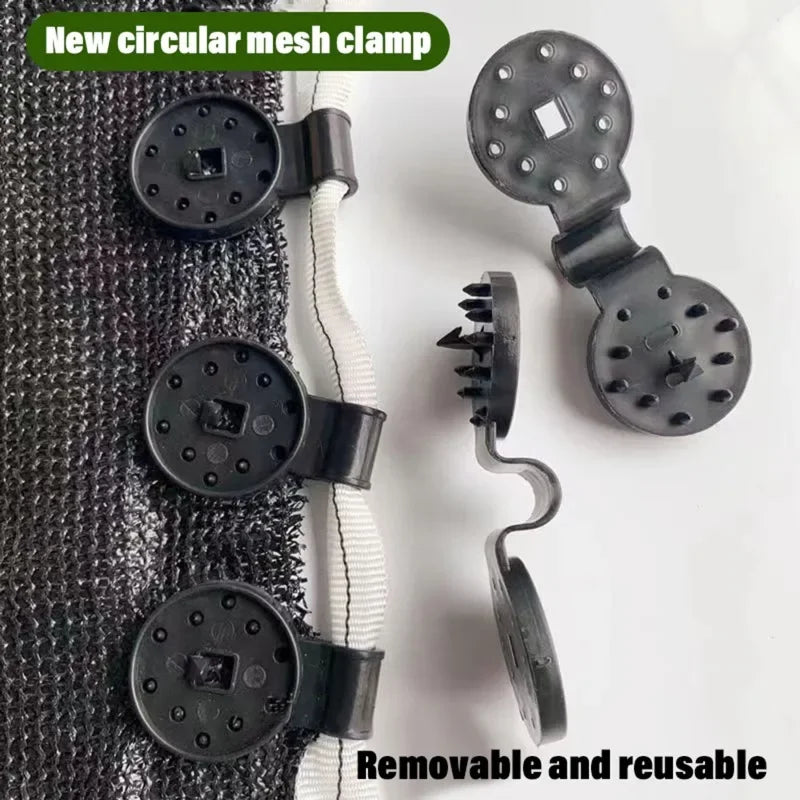Heavy-Duty Shade Cloth Lock Grip Clips | Windproof Awning Clamps Shade Cloth Clips Peaceful Pleasures Health and Wellness