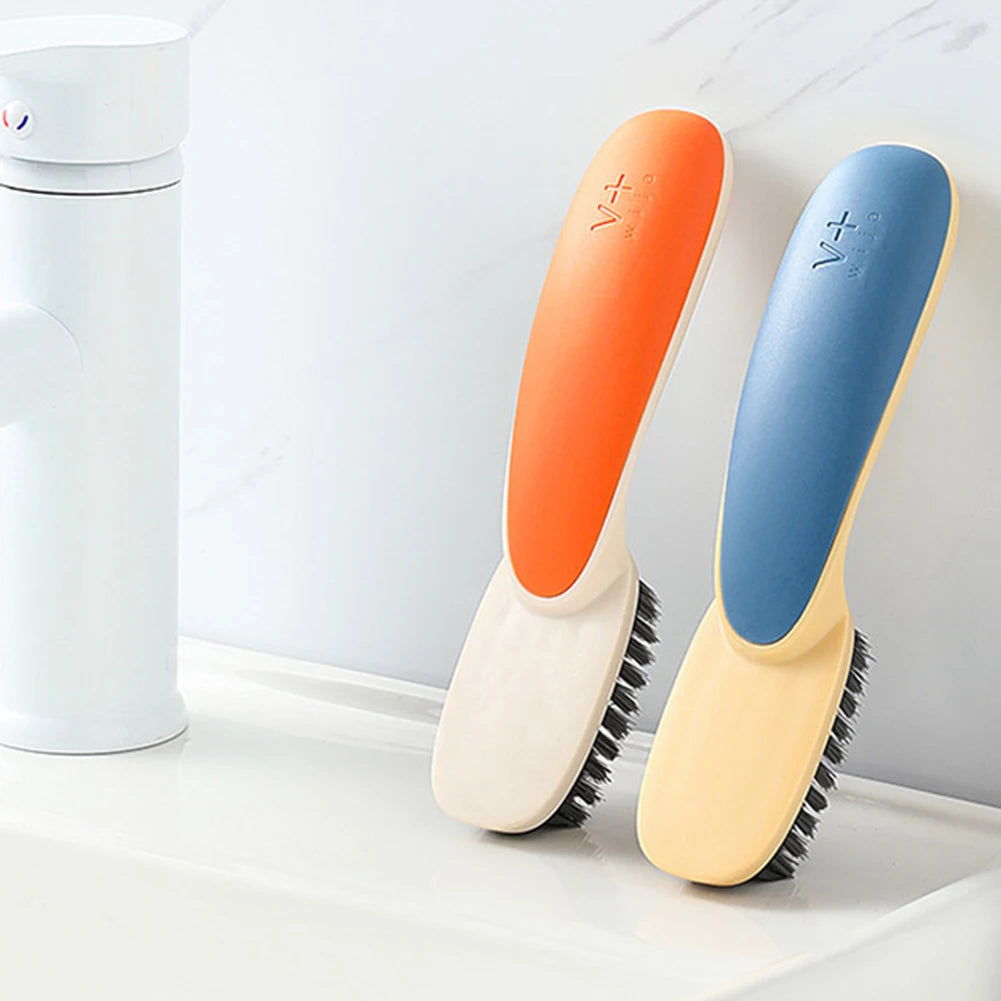 Laundry Stain Wear Resistant Washing Brush Shoe Brush Soft Bristle Cleaning Shoes Scrubber Long Handle Household Cleaning Tool Peaceful Pleasures Health and Wellness