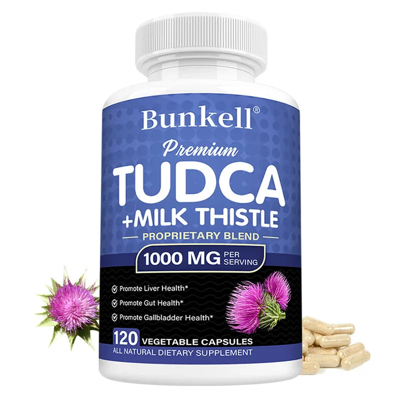 Liver Detox Capsules with Milk Thistle & TUDCA | Bunkell