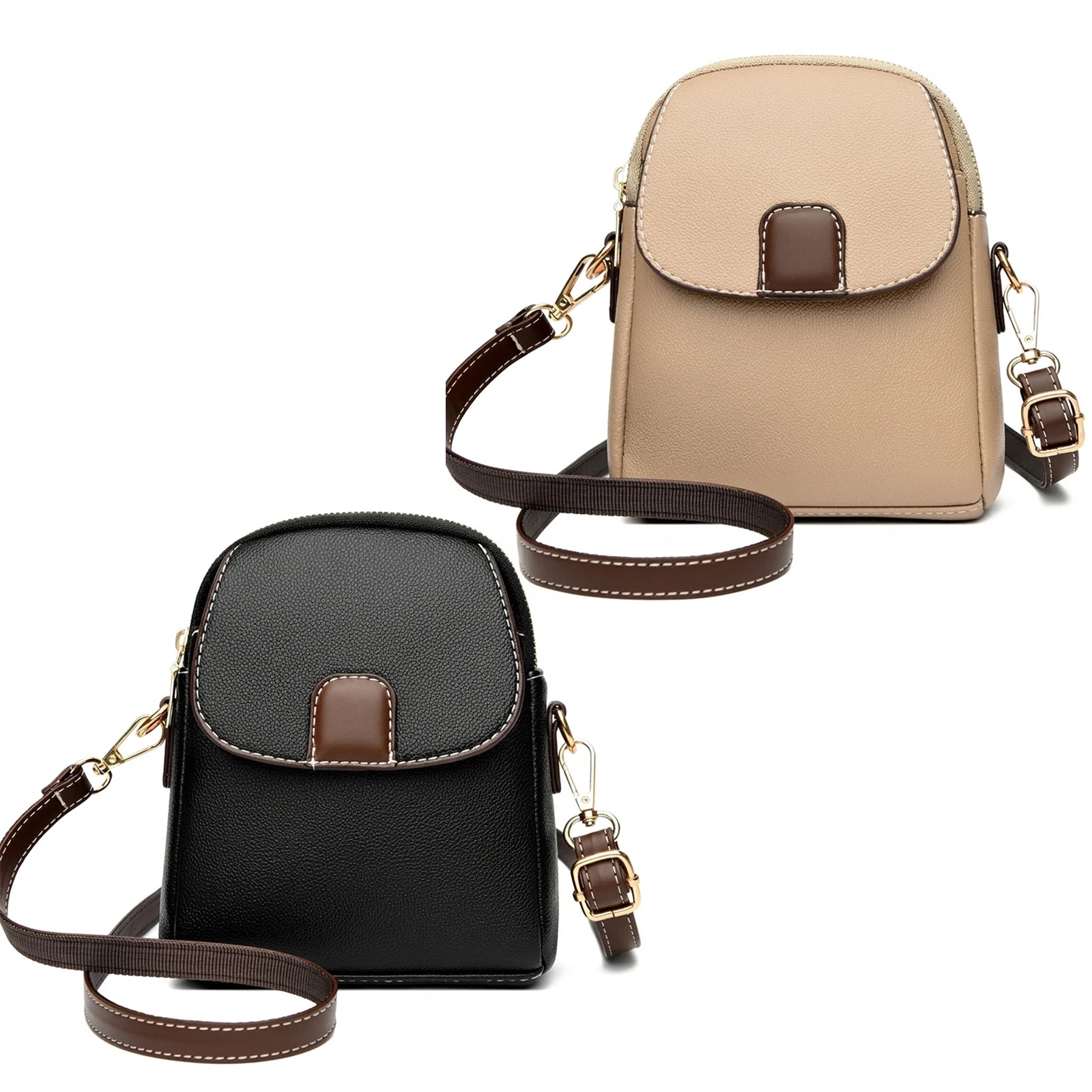 Women Soft Leather Shoulder Phone Bag Crossbody Purse with Adjustable Strap for Daily Use Peaceful Pleasures Health and Wellness