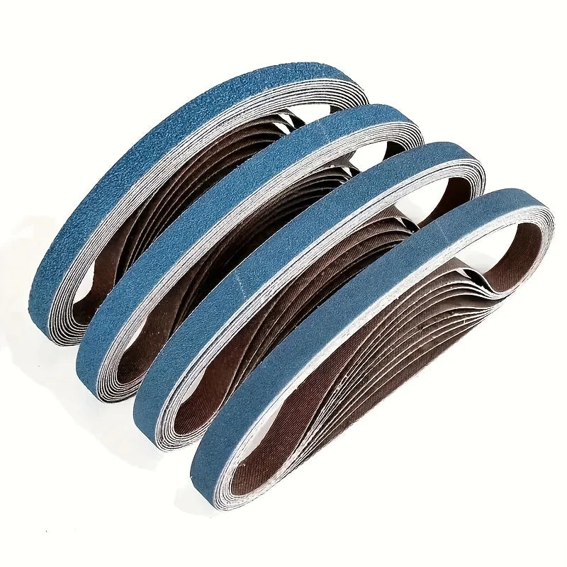 10 20Pieces 10x330mm Sanding Belts Fused Alumina Zirconia 3 8 x13