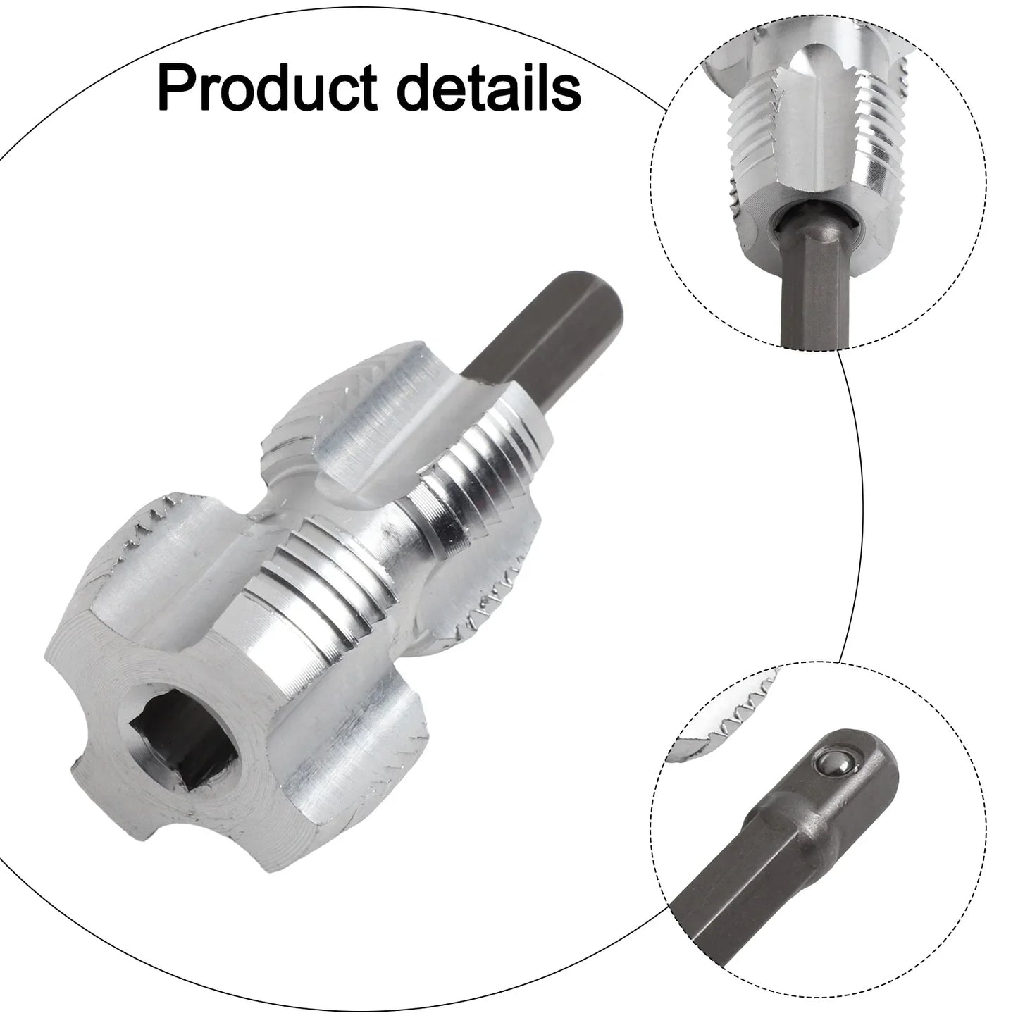 PVC Pipe Threader Kit – 4 & 6 Point Internal Thread Tap Tool