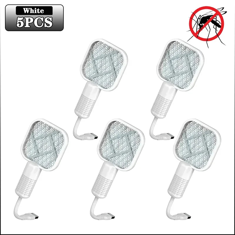 Rechargeable Electric Bug Zapper Swatter with UV Light