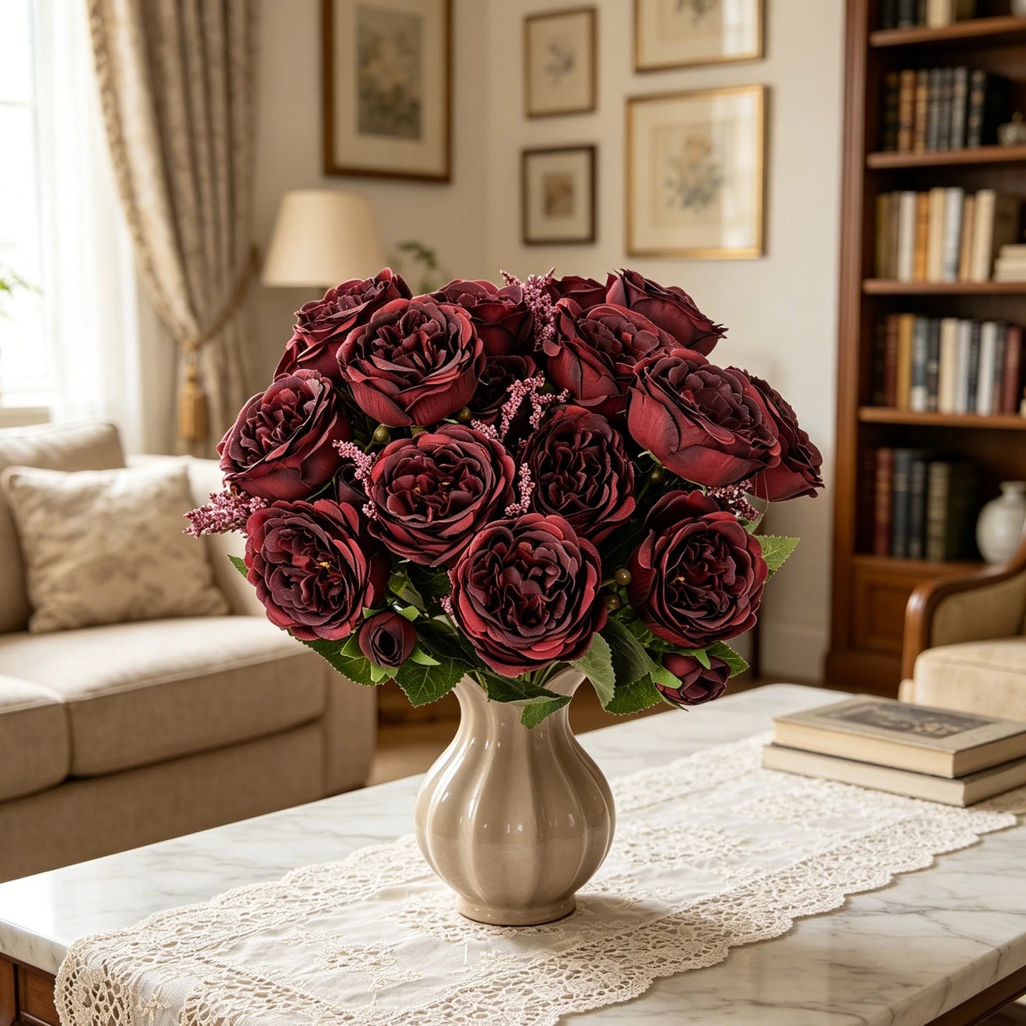 Silk Peony Artificial Flowers – Wedding & Home Décor