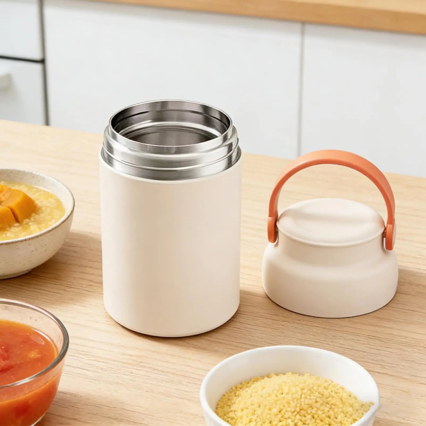 316 Stainless Steel Vacuum Insulated Lunch Box 600ml | Leak-Proof