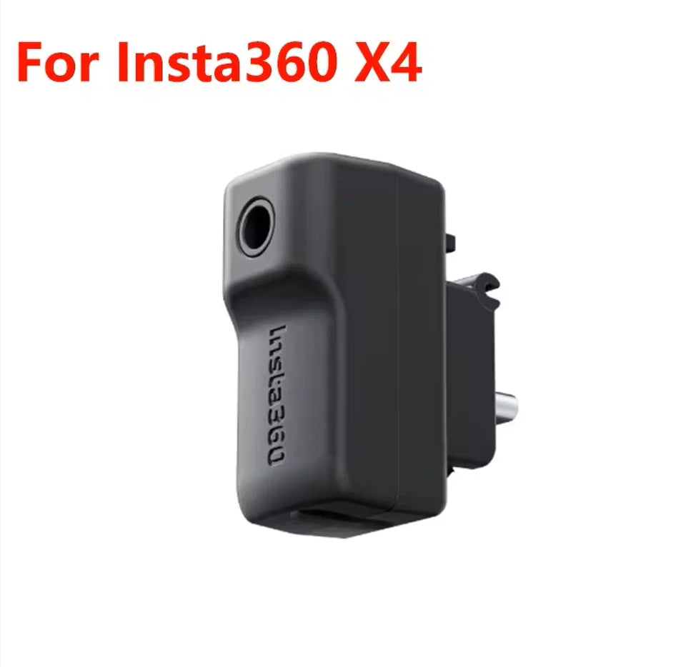 Mic Adapter for Insta360 X5/X4/X3/Ace Pro – Audio Cold Shoe