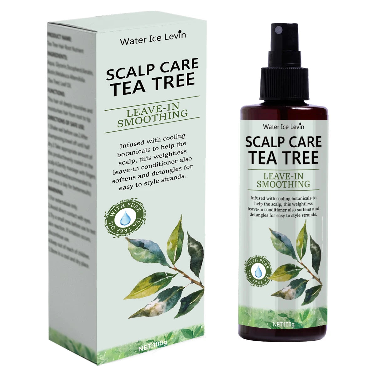 Tea Tree Essential Oil – Hair, Skin & Nail Care | 100g Multi-Use Essential Oil Peaceful Pleasures Health and Wellness 100g Box