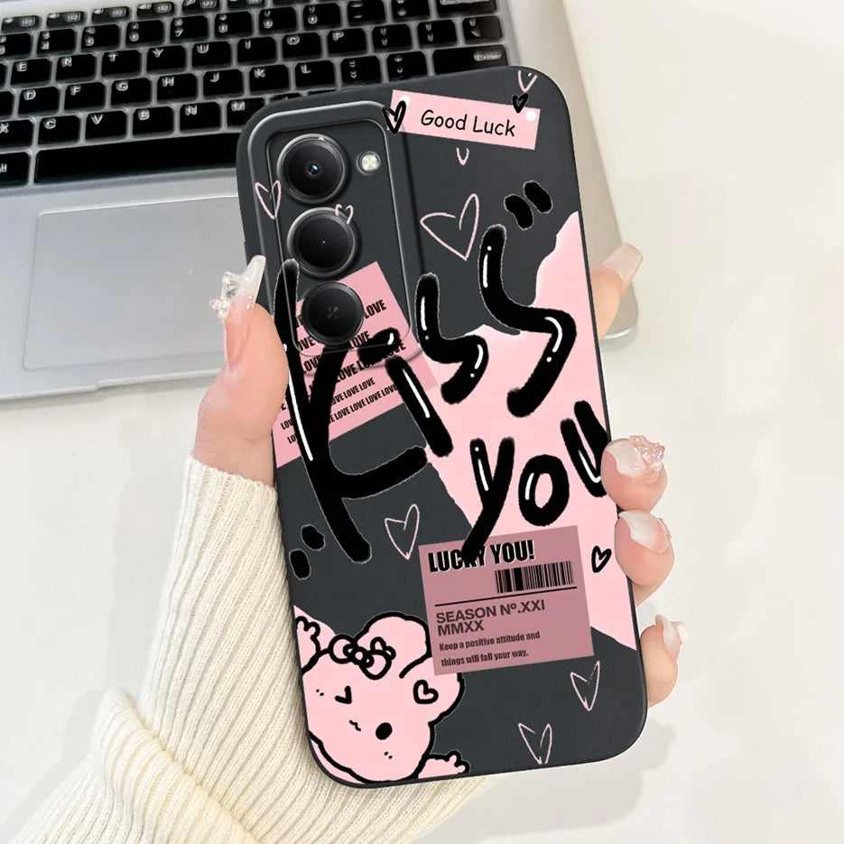 Xiaomi Redmi 15 4G/5G Cute Cartoon Shockproof Silicone Case