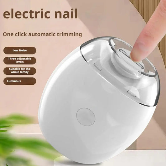 Electric Automatic Nail Clipper Trimmer 1/2pcs Nail Grinder Cutter Manicure Device For Elderly Seniors Adult Kids Safe Nail Tool Peaceful Pleasures Health and Wellness