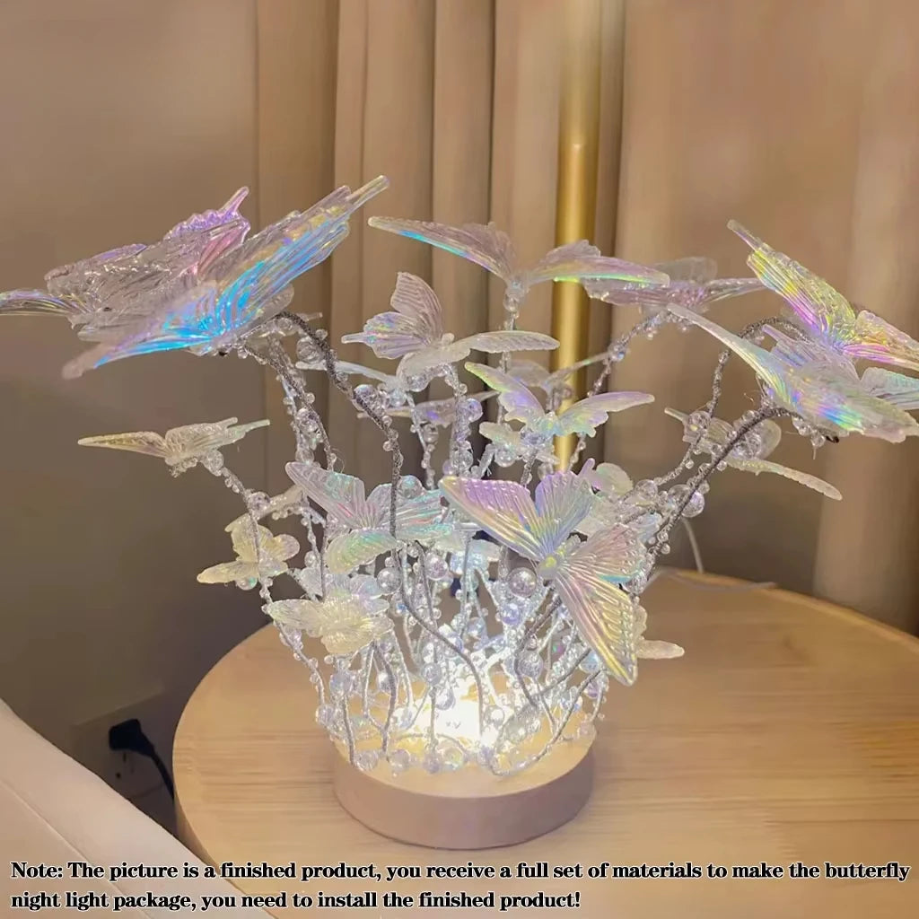 DIY Butterfly Night Light Kit – Romantic Bedside Lamp Gift