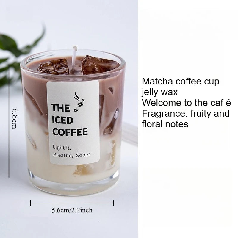 Jelly Wax Coffee Cup Aromatherapy Bedroom Smoke Free Candles Romantic Atmosphere Fragrance Peaceful Pleasures Health and Wellness Welcome - Small