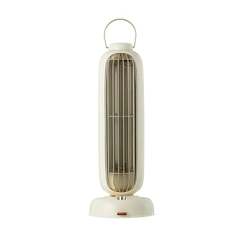 Portable USB-C Rechargeable Mini Tower Desk Fan 3600mAh Battery Cooling for Office Home Travel Camping Peaceful Pleasures Health and Wellness White