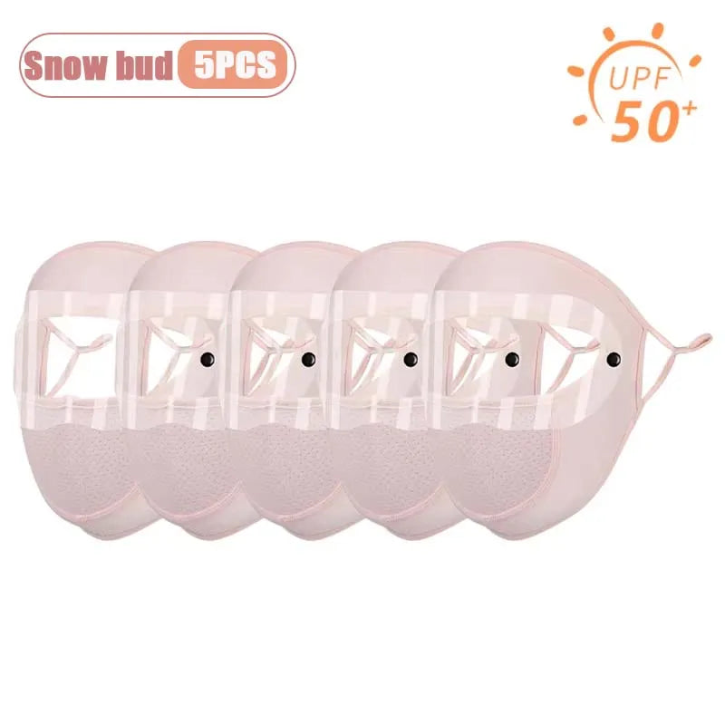 UPF 50+ Full Face Cover Mask with Goggles | UV & Dust Shield