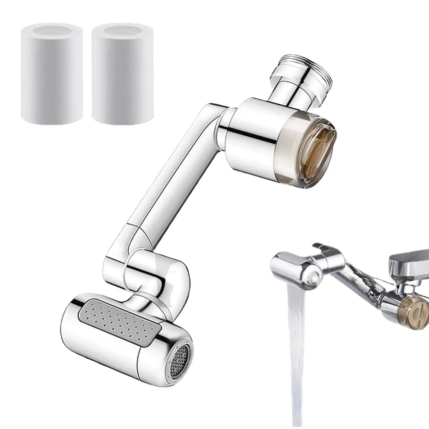 4-Mode Rotatable Faucet Extender | Facial Mist & Water Filter Faucet Extender Peaceful Pleasures Health and Wellness