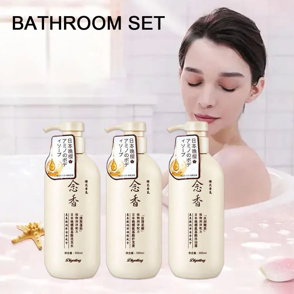 Amino Acid Hair & Body Care Set – Shampoo, Conditioner Hair Care Peaceful Pleasures Health and Wellness