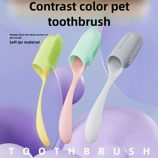 Dog Toothbrush, Cleaning Finger Toothbrush for Dogs, Food Grade Silicone Dog Finger Toothbrush for Dogs & Cats Dental Care ﻿ Peaceful Pleasures Health and Wellness