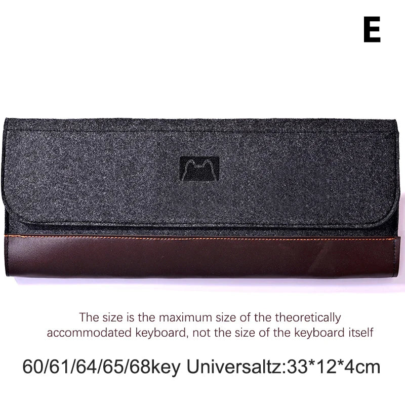 PU Felt Keyboard Carrying Case Bag | Dustproof Storage