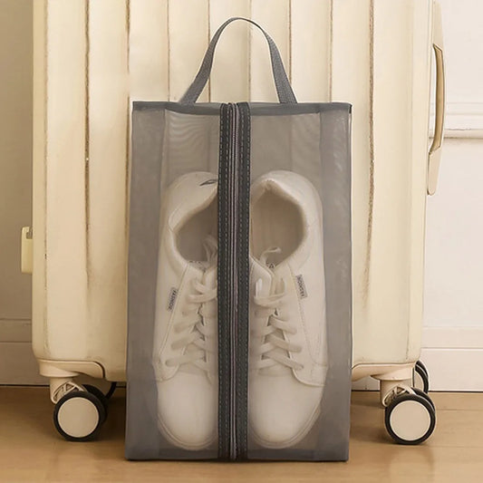 Mesh Shoe Bag – Breathable Dustproof Travel Shoe Organizer Shoe Storage Bag Oasis Select Large Grey