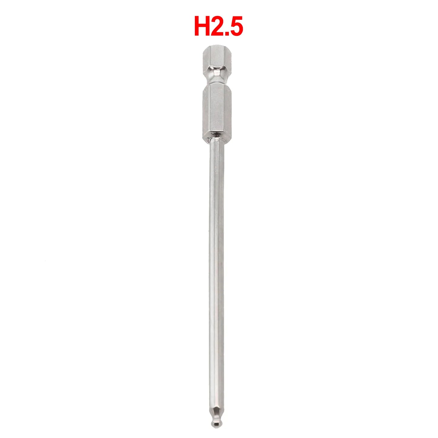 Ball End Hex Screwdriver Bit Metric 1 Head Magnetic Hexagonal Hand