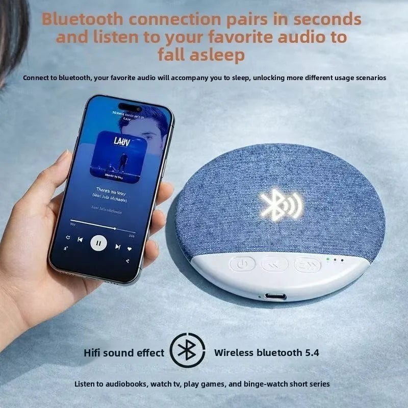 Bluetooth Sleep Speaker – Ultra-Thin White Noise Pillow Speaker