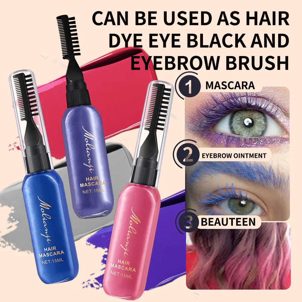Multi-Color Hair & Eyelash Dye – Long-Lasting Trendy Shades