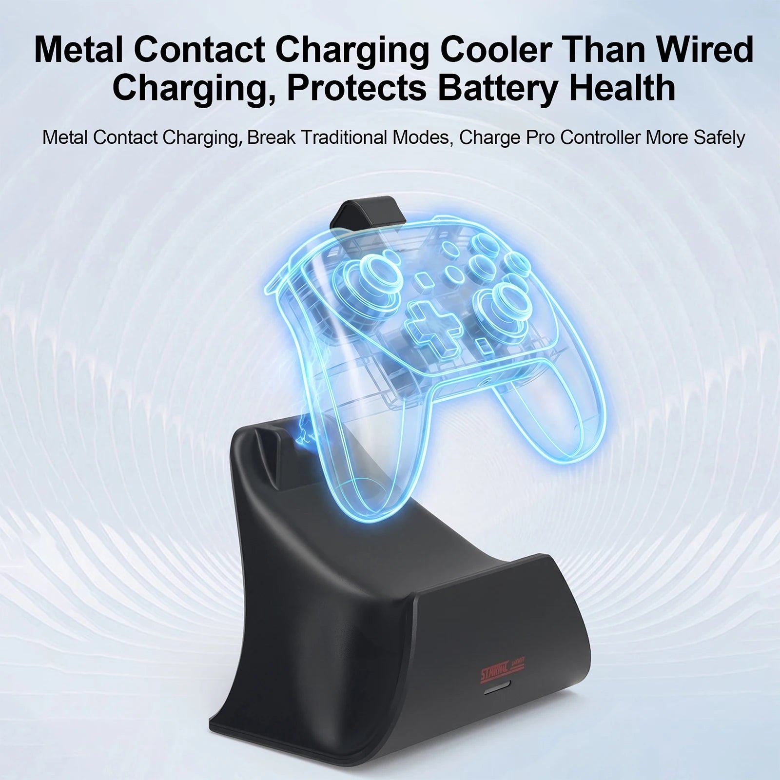 Desktop Charging Stand For Switch 2 Pro Gamepad Controller Contact Dock Station Type-C Powered Storage Holder Gaming Gear Peaceful Pleasures Health and Wellness