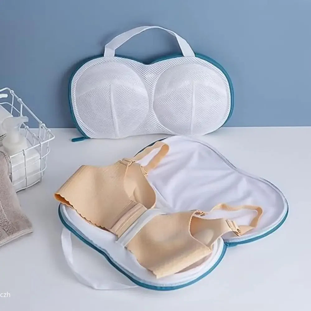 1PC Bra Laundry Bag Underwear Wash Package Brassiere Clean Pouch Anti Deformation Mesh Pocket Special for Washing Machine Peaceful Pleasures Health and Wellness