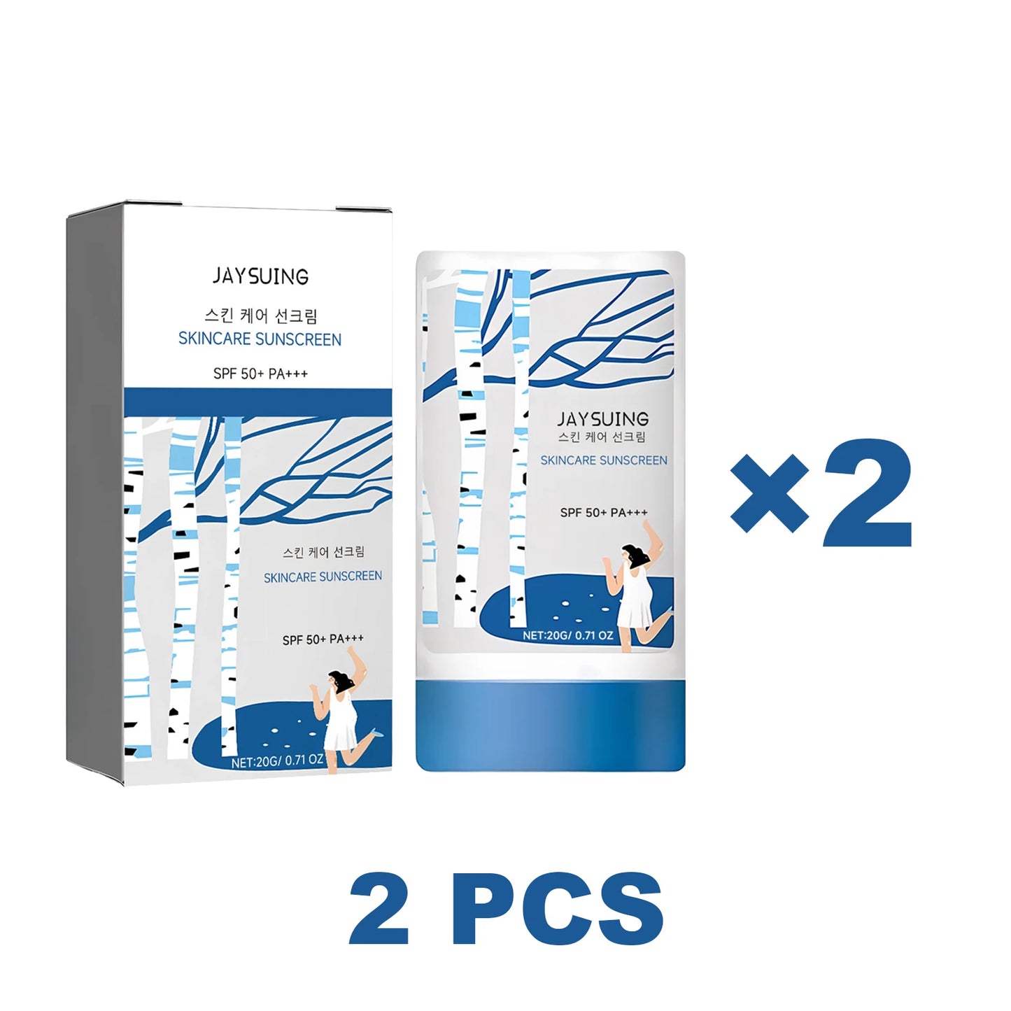 Jaysuing SPF 50+ Sunscreen Stick | Moisturizing & Waterproof