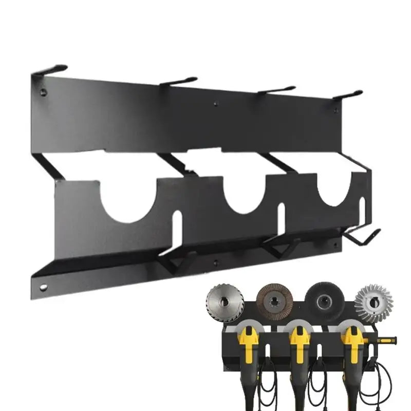 Angle Grinder Wall Storage Mount Wall Mount Angle Grinder Holder Stable Structure Storage Rack for Workshop Home Garage Backyard Peaceful Pleasures Health and Wellness Brazil