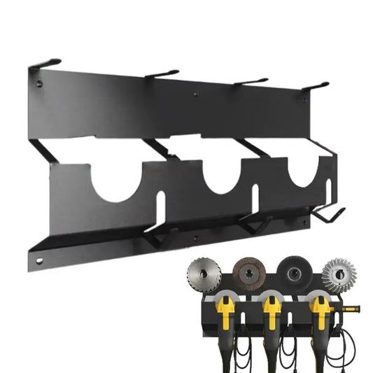 Angle Grinder Wall Storage Mount Wall Mount Angle Grinder Holder Stable Structure Storage Rack for Workshop Home Garage Backyard Peaceful Pleasures Health and Wellness Brazil