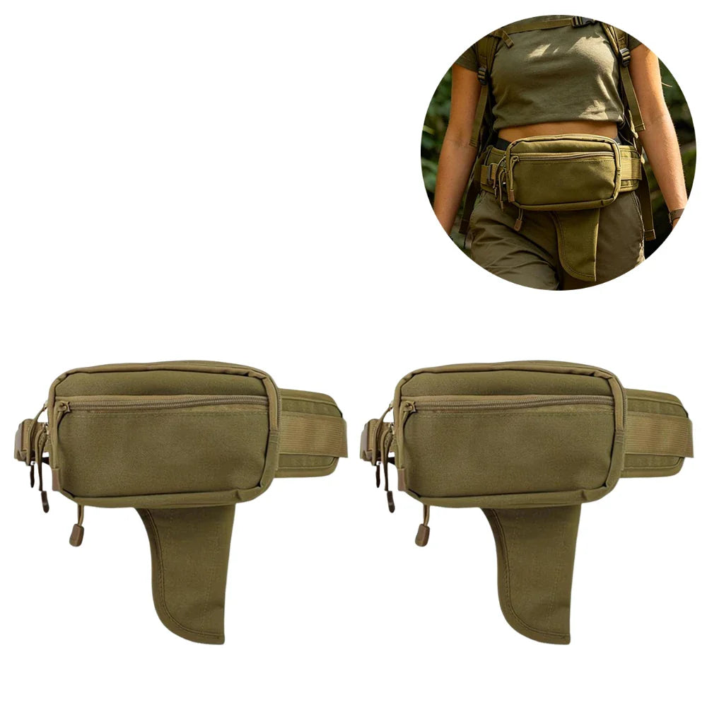 Oxford Tactical Waist Bag – Waterproof Fanny Pack for Travel