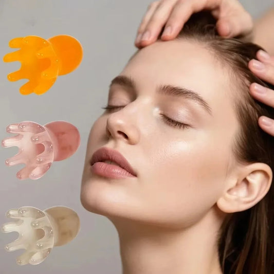 Octopus Head Massager Comb | Scalp Acupressure & Gua Sha Tool Scalp Massager Comb Peaceful Pleasures Health and Wellness