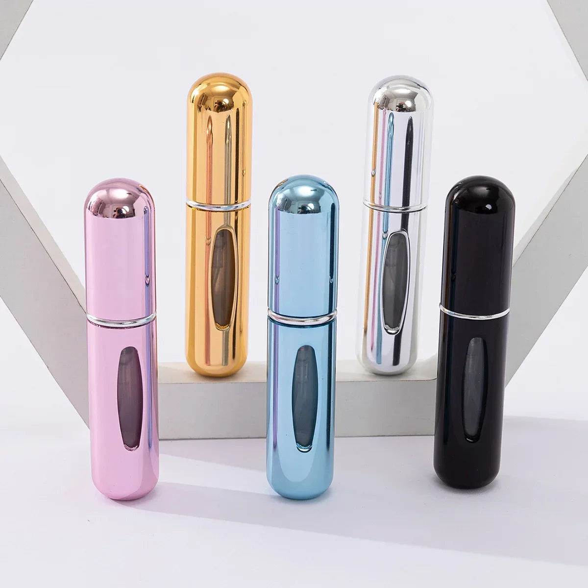 Mini 5ml Refillable Perfume Spray Bottles – Set of 5 or 10