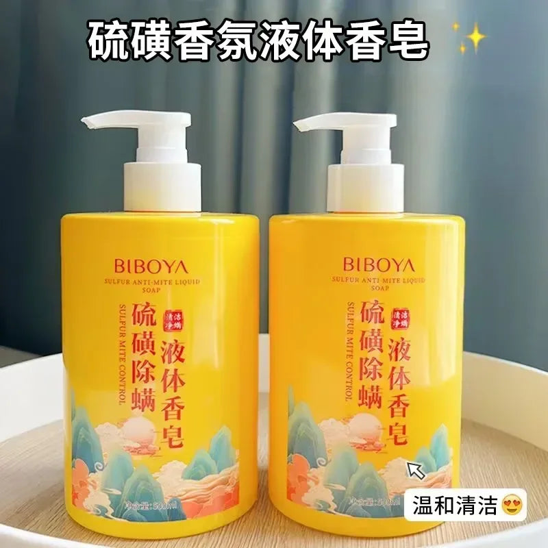 500ml Sulfur Body Wash – Deep Cleansing Shower Gel