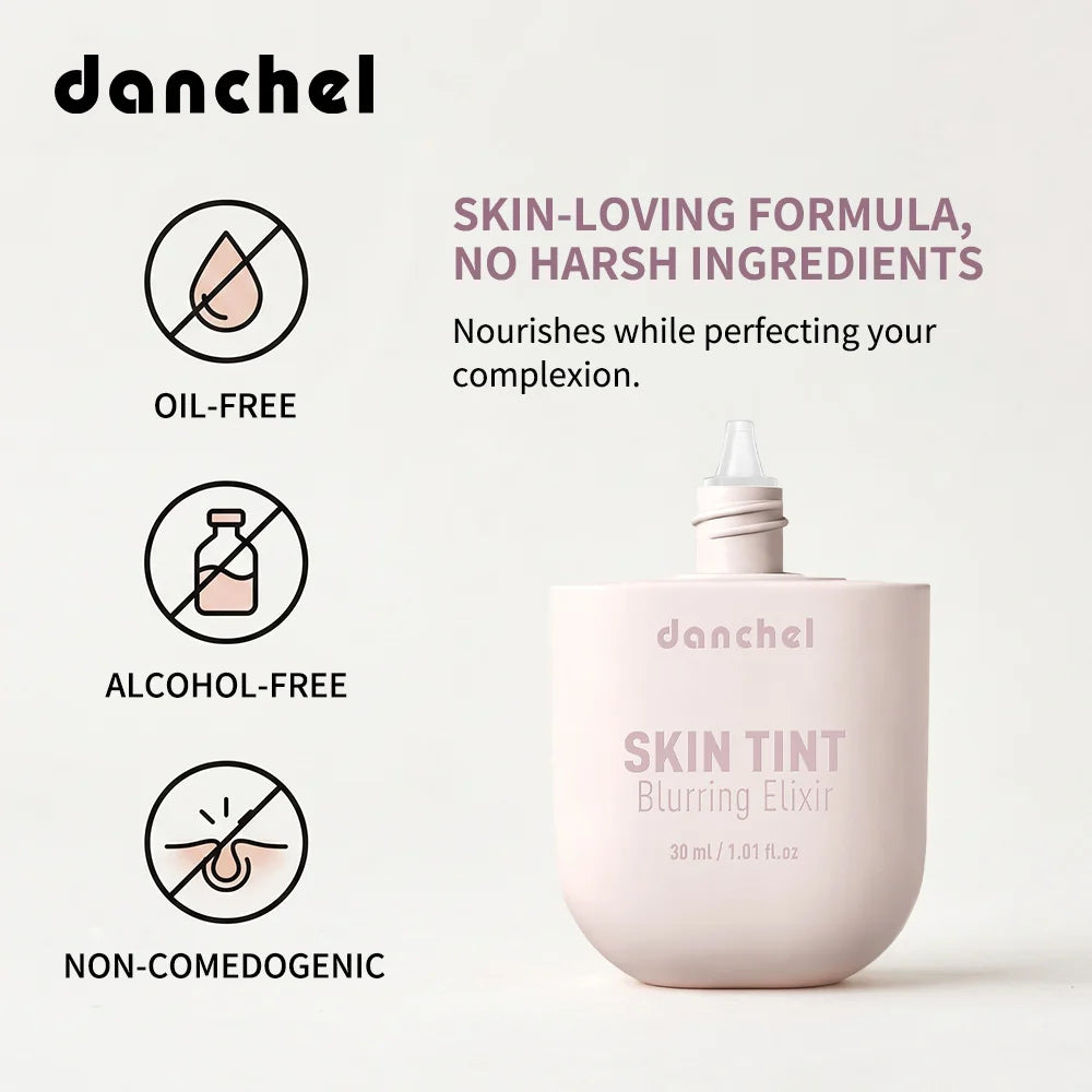 Skin Tint Blurring Elixir Even Skin Tone 12h Long-lasting Natural Finish Hide Pores Fine Lines Lightweight Breathable Skin Tint Peaceful Pleasures Health and Wellness